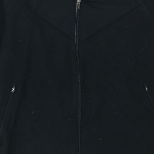Nike Men's Black Fit Therma Full Zip Fleece Jacket Size M