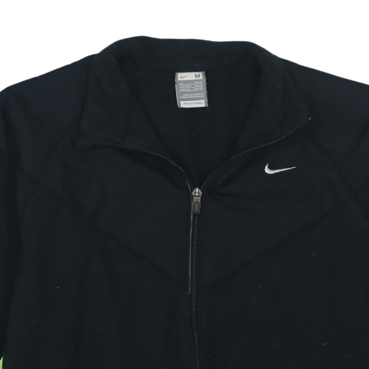 Nike Men's Black Fit Therma Full Zip Fleece Jacket Size M