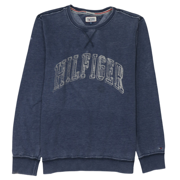 Tommy Hilfiger Men Blue XL Pullover Crew Neck Sweatshirt
