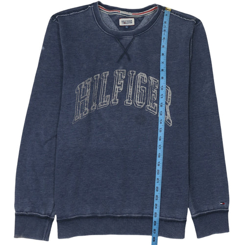 Tommy Hilfiger Men Blue XL Pullover Crew Neck Sweatshirt