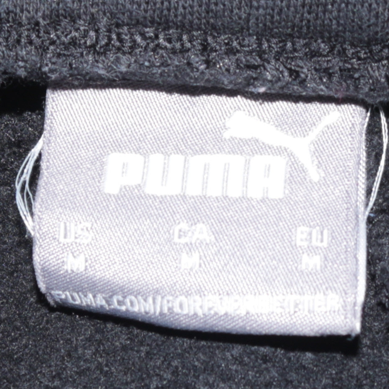 Puma Men's Black Jogger Sweatpants M Regular Fit Elastic Waist