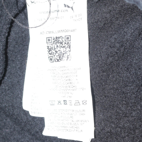 Puma Men's Black Jogger Sweatpants M Regular Fit Elastic Waist