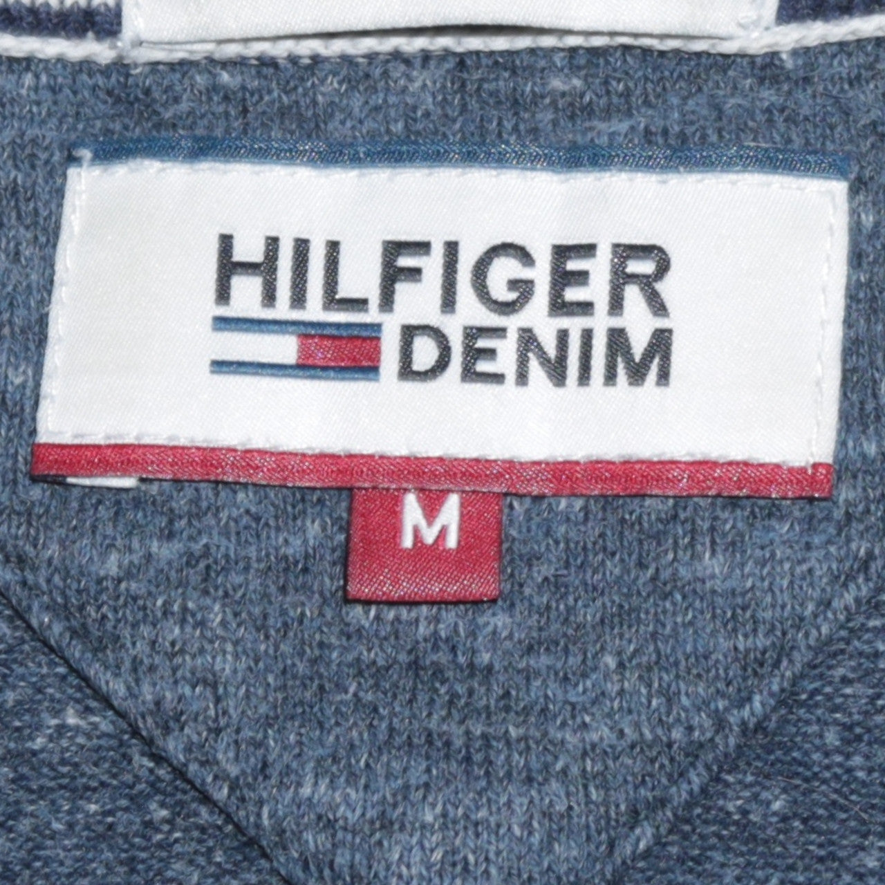 Hilfiger Denim Men's Blue Knit Crew Neck Pullover Sweatshirt M