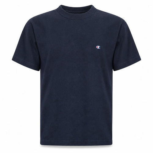 Champion Men's Navy Blue Crew Neck Cotton T-Shirt Size M