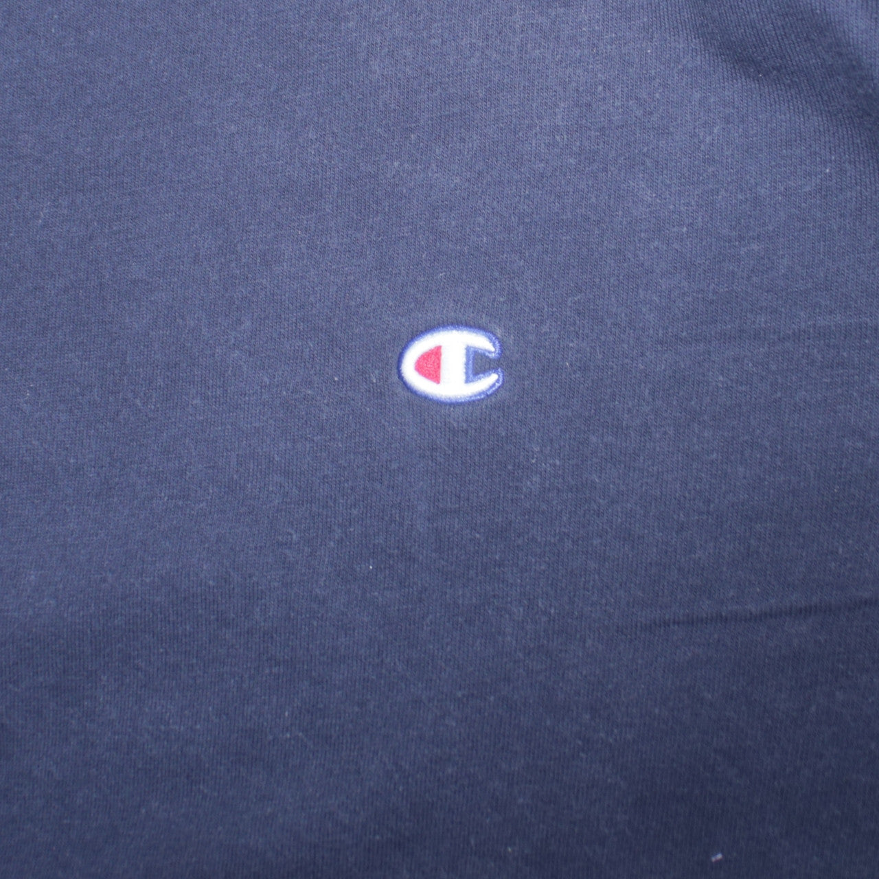 Champion Men's Navy Blue Crew Neck Cotton T-Shirt Size M