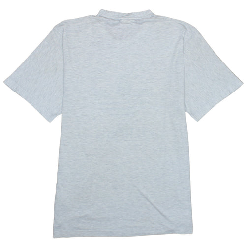 Adidas Men's Grey Trefoil Logo Regular Fit Short Sleeve T-Shirt L