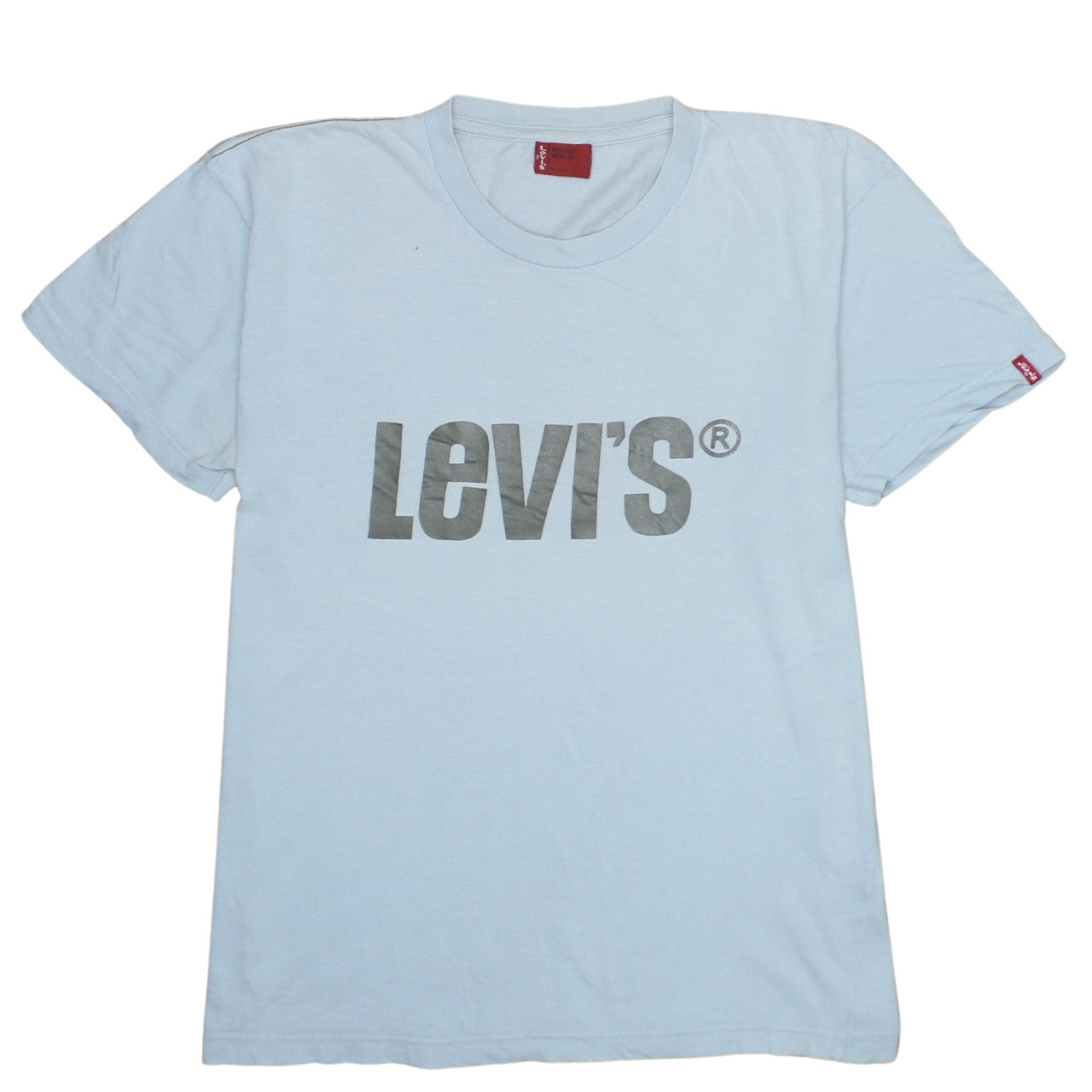 Levi's Men's Blue Graphic Logo T-Shirt Medium Cotton Casual