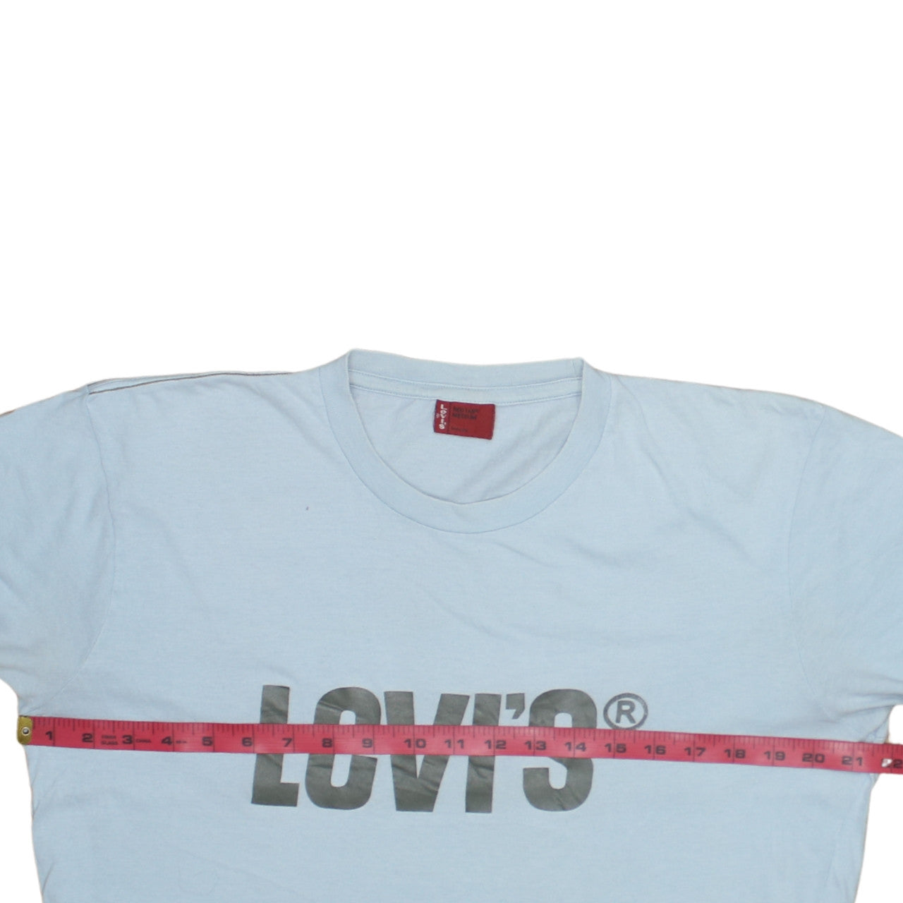Levi's Men's Blue Graphic Logo T-Shirt Medium Cotton Casual