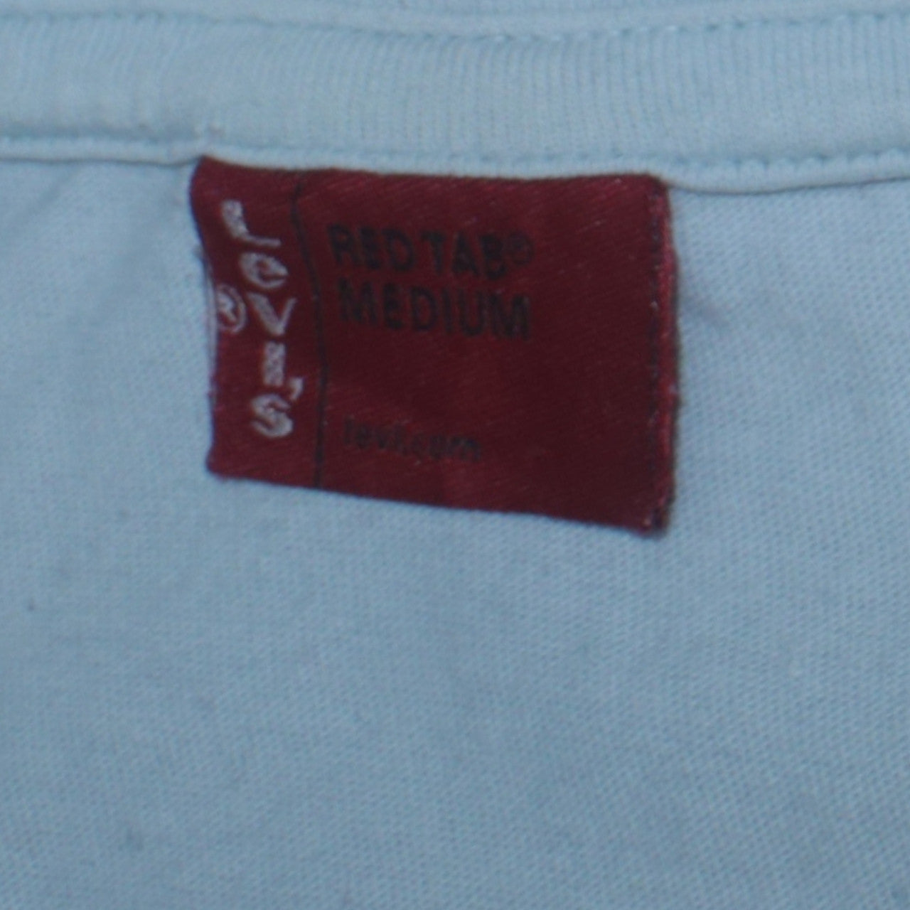 Levi's Men's Blue Graphic Logo T-Shirt Medium Cotton Casual