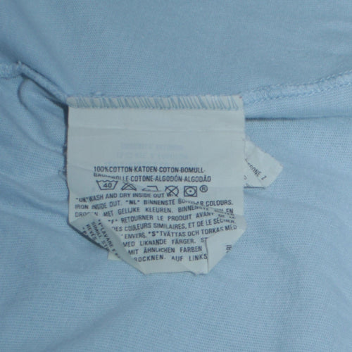 Levi's Men's Blue Graphic Logo T-Shirt Medium Cotton Casual