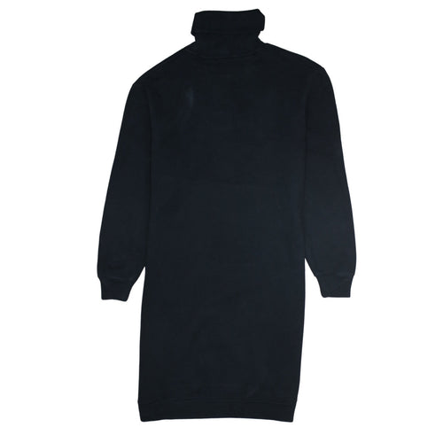 Calvin Klein Jeans Women's Black Cotton Tunic Sweatshirt Dress Size S