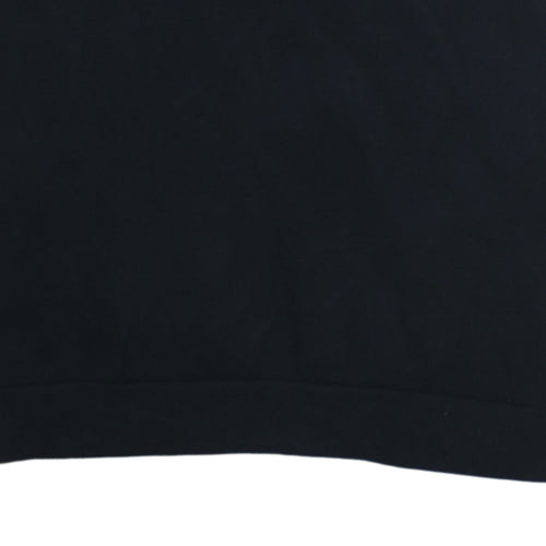 Calvin Klein Jeans Women's Black Cotton Tunic Sweatshirt Dress Size S