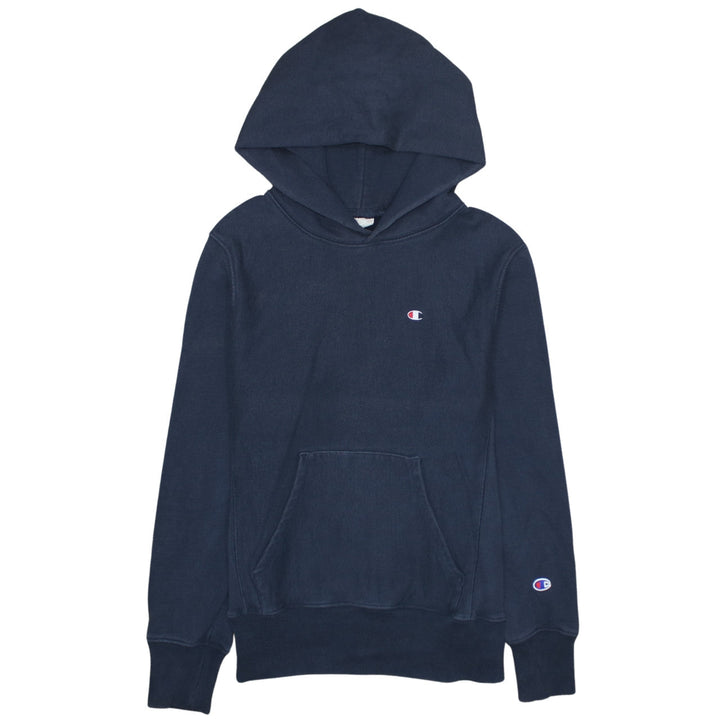 Champion Men's Blue Small Reverse Weave Pullover Hoodie
