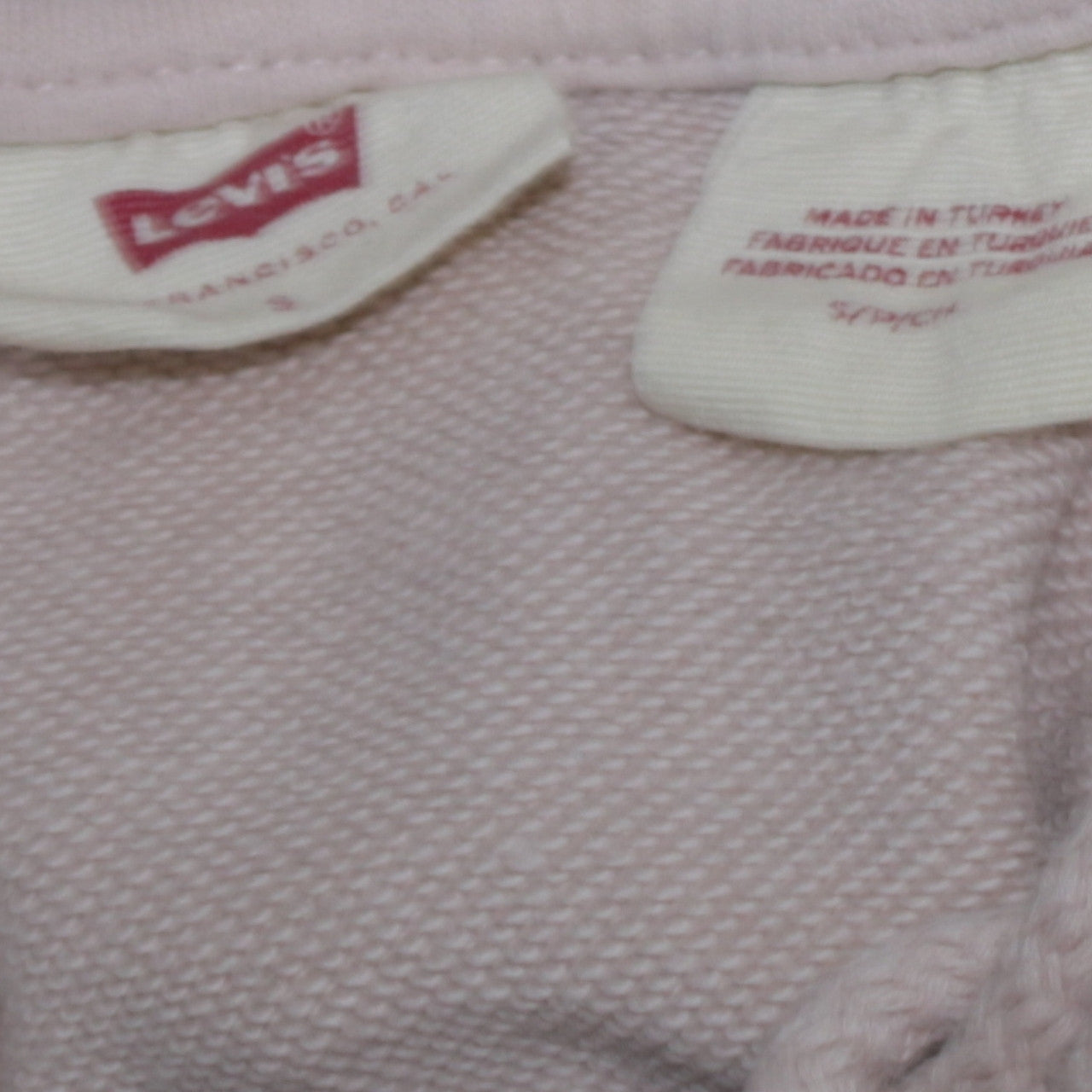 Levi's Women Beige Small Pullover Hoodie with Logo Detail