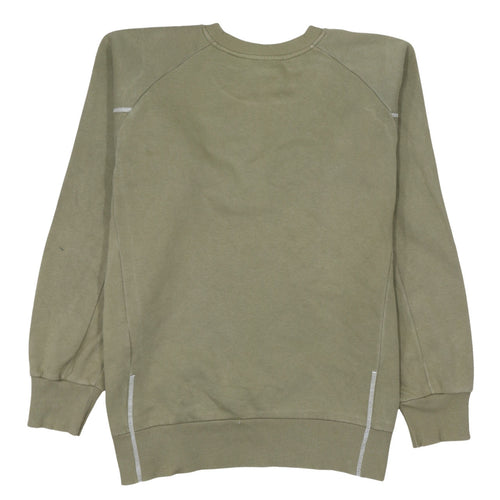 Puma Mens Beige Crew Neck Pullover Sweatshirt L Sports Logo