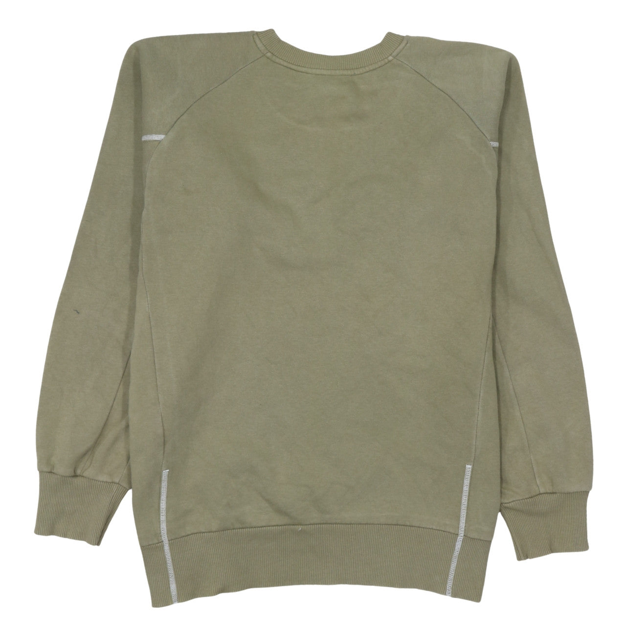 Puma Mens Beige Crew Neck Pullover Sweatshirt L Sports Logo