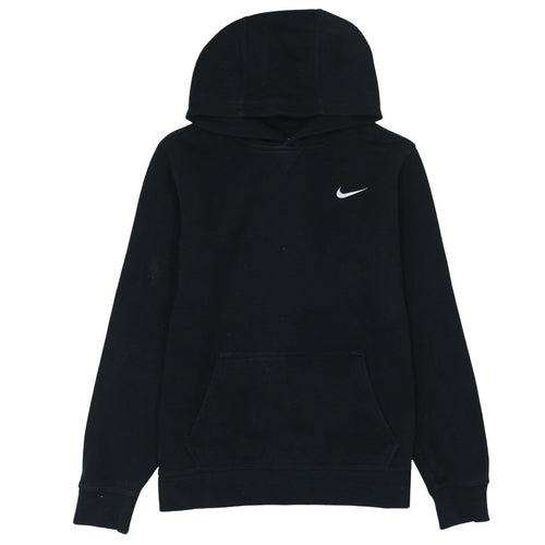 Nike Boys Black Pullover Hoodie XL 13-15 Years Fleece Hooded Sweatshirt