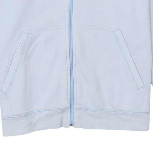 Nike Girls Blue Full Zip Hoodie XL 13-15 Years Hooded Sweatshirt Fleece