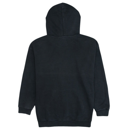 Adidas Womens Black Size 8 Pullover Hoodie Sweatshirt Trefoil Logo