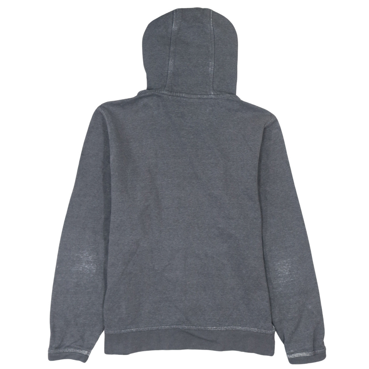 Nike Men's Grey Pullover Hoodie Large Logo Fleece Sweatshirt