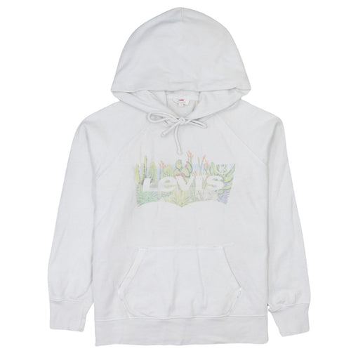 Levi's Men's White Graphic Pullover Hoodie Size S Regular Fit