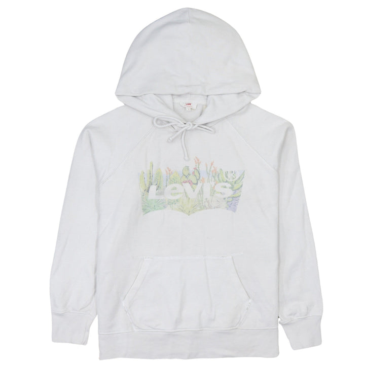 Levi's Men's White Graphic Pullover Hoodie Size S Regular Fit