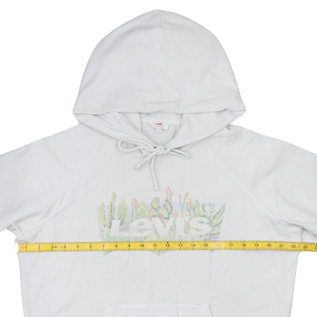 Levi's Men's White Graphic Pullover Hoodie Size S Regular Fit
