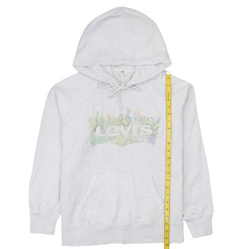 Levi's Men's White Graphic Pullover Hoodie Size S Regular Fit