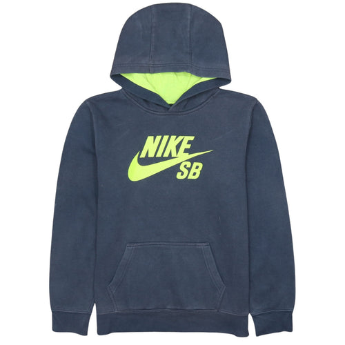 Nike Boys Blue Pullover Hoodie XL 13-15 Years Skateboarding Fleece