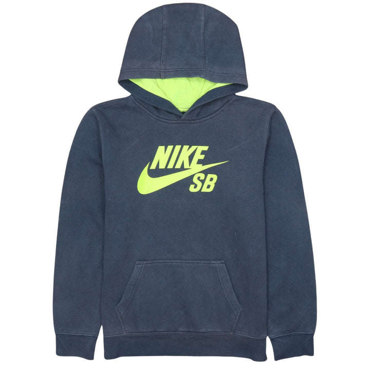 Nike Boys Blue Pullover Hoodie XL 13-15 Years Skateboarding Fleece