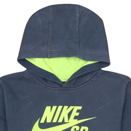 Nike Boys Blue Pullover Hoodie XL 13-15 Years Skateboarding Fleece