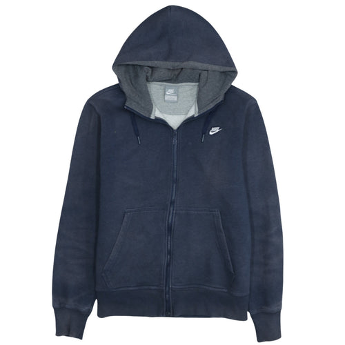 Nike Men's Blue Full Zip Hoodie M Classic Sports Fleece