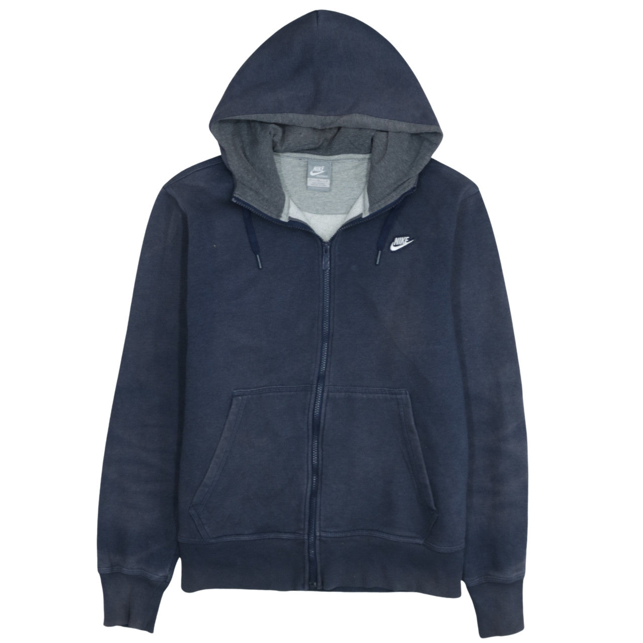 Nike Men's Blue Full Zip Hoodie M Classic Sports Fleece