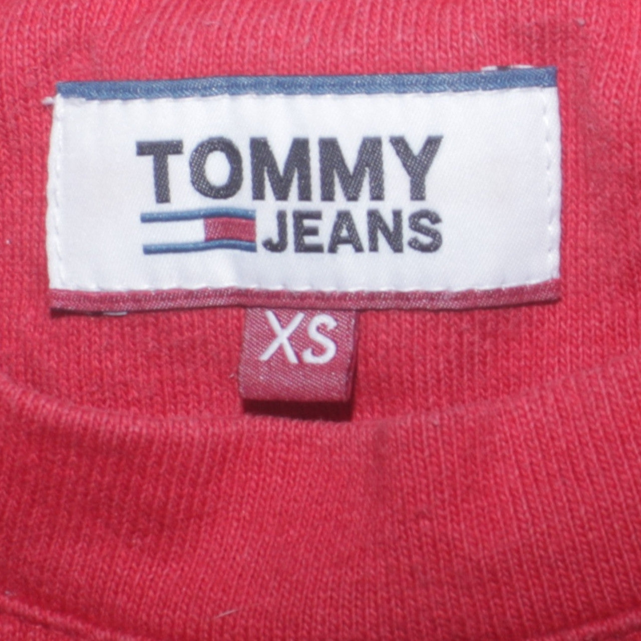 Tommy Jeans Men's Multicoloured XS Pullover Cotton Sweatshirt
