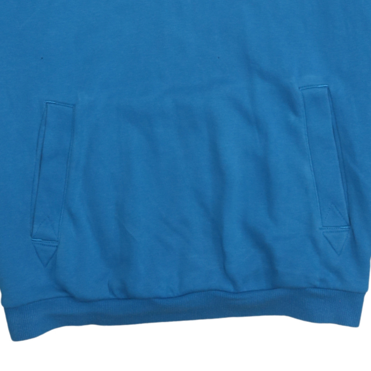 Adidas Women's Blue Pullover Hoodie Large Logo Casual Sweatshirt