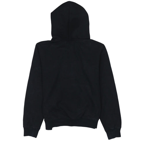 Champion Women's Black Medium Pullover Hoodie with Logo Embroidery