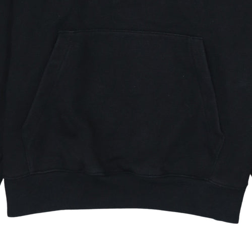 Champion Women's Black Medium Pullover Hoodie with Logo Embroidery
