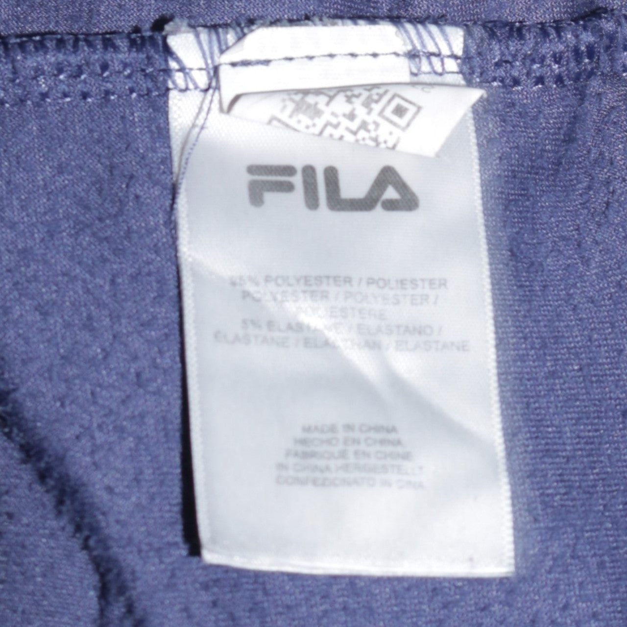 FILA Womens Navy Blue Velour Pullover Hoodie XL Relaxed Fit
