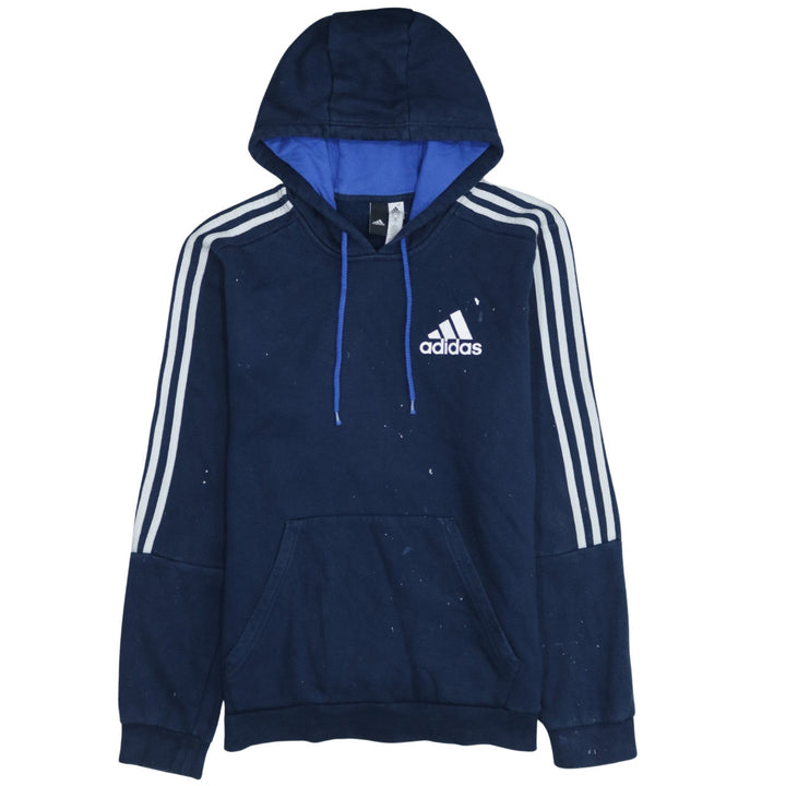 Adidas Men's Blue Pullover Hoodie Medium Sportswear