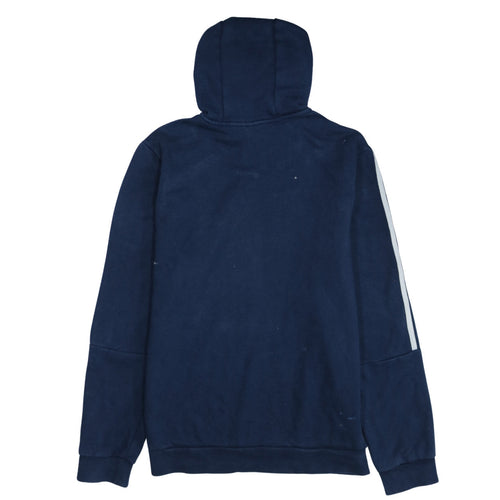Adidas Men's Blue Pullover Hoodie Medium Sportswear
