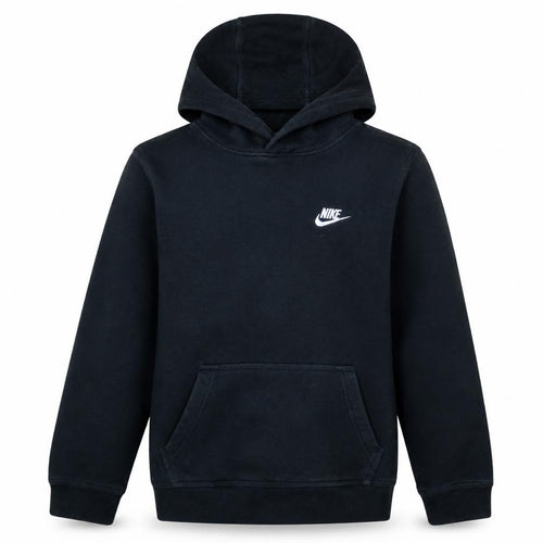 Nike Boys Black XL Pullover Hoodie Fleece Standard Fit Sweatshirt