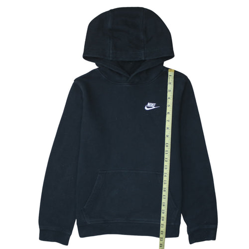 Nike Boys Black XL Pullover Hoodie Fleece Standard Fit Sweatshirt