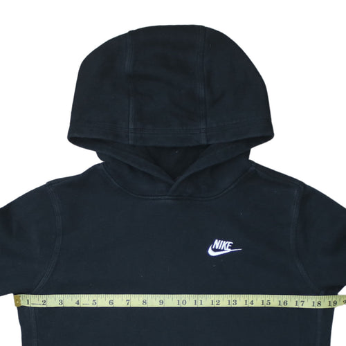 Nike Boys Black XL Pullover Hoodie Fleece Standard Fit Sweatshirt