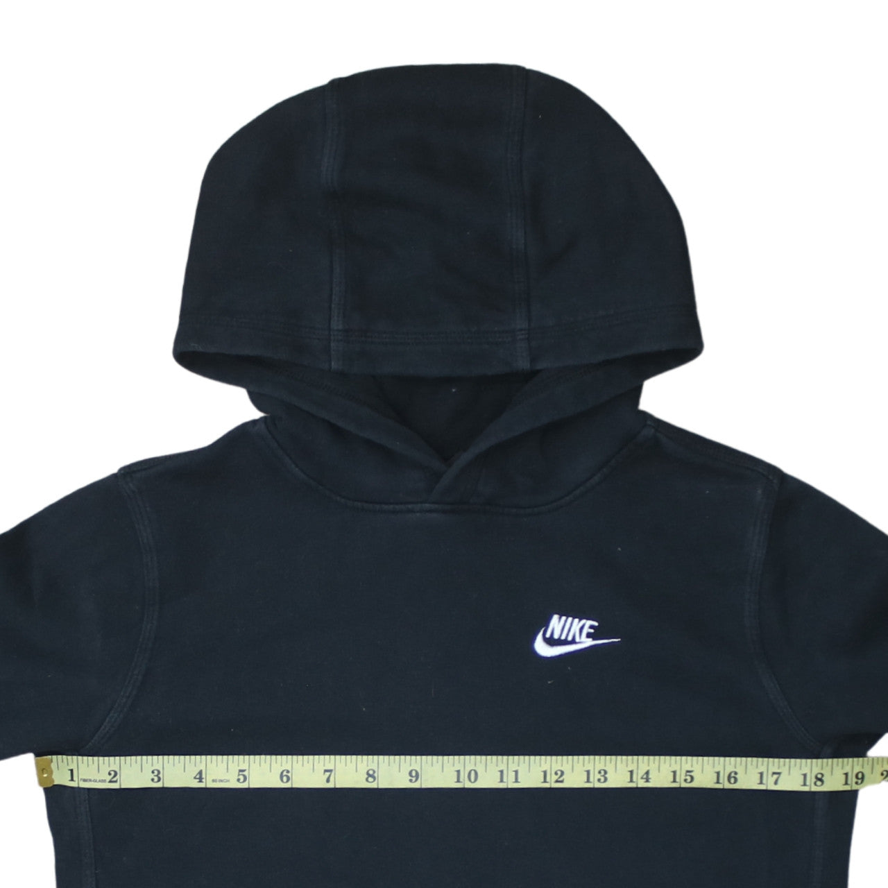 Nike Boys Black XL Pullover Hoodie Fleece Standard Fit Sweatshirt