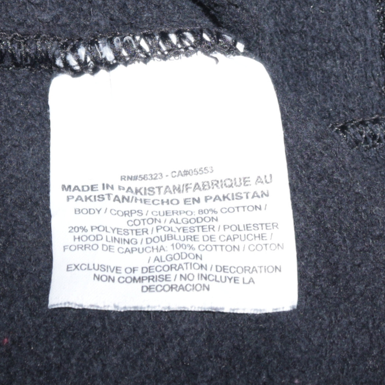 Nike Men's Black Pullover Hoodie M Regular Fit Logo Fleece Sweatshirt
