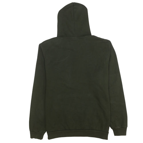 Puma Men's Green Pullover Hoodie Size L Logo Sportswear