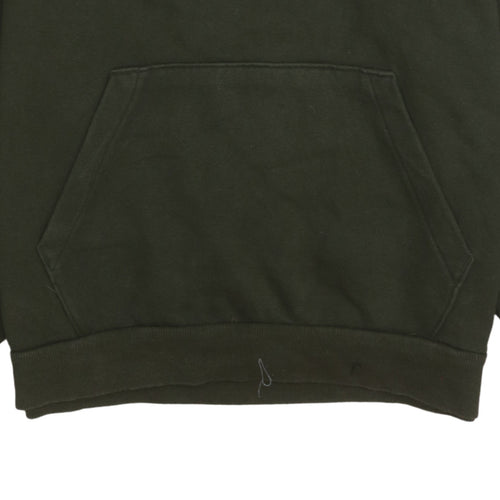Puma Men's Green Pullover Hoodie Size L Logo Sportswear