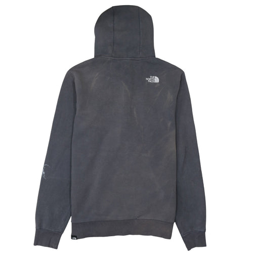 The North Face Men's Grey Regular Fit 1/2 Zip Hoodie Size L