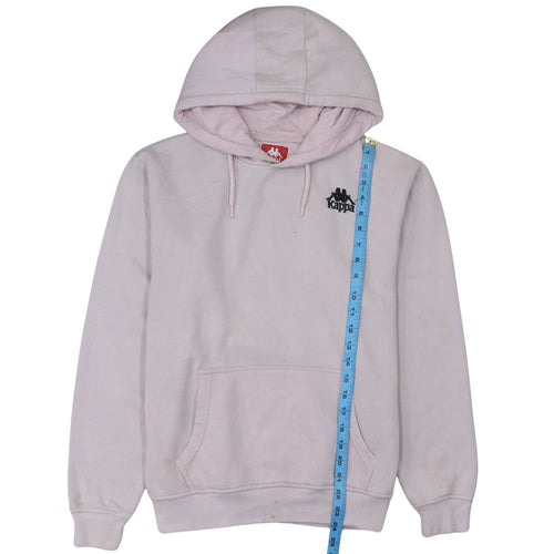 Kappa Womens Pink Hoodie Medium Pullover Logo Sweatshirt
