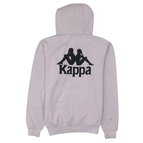 Kappa Womens Pink Hoodie Medium Pullover Logo Sweatshirt